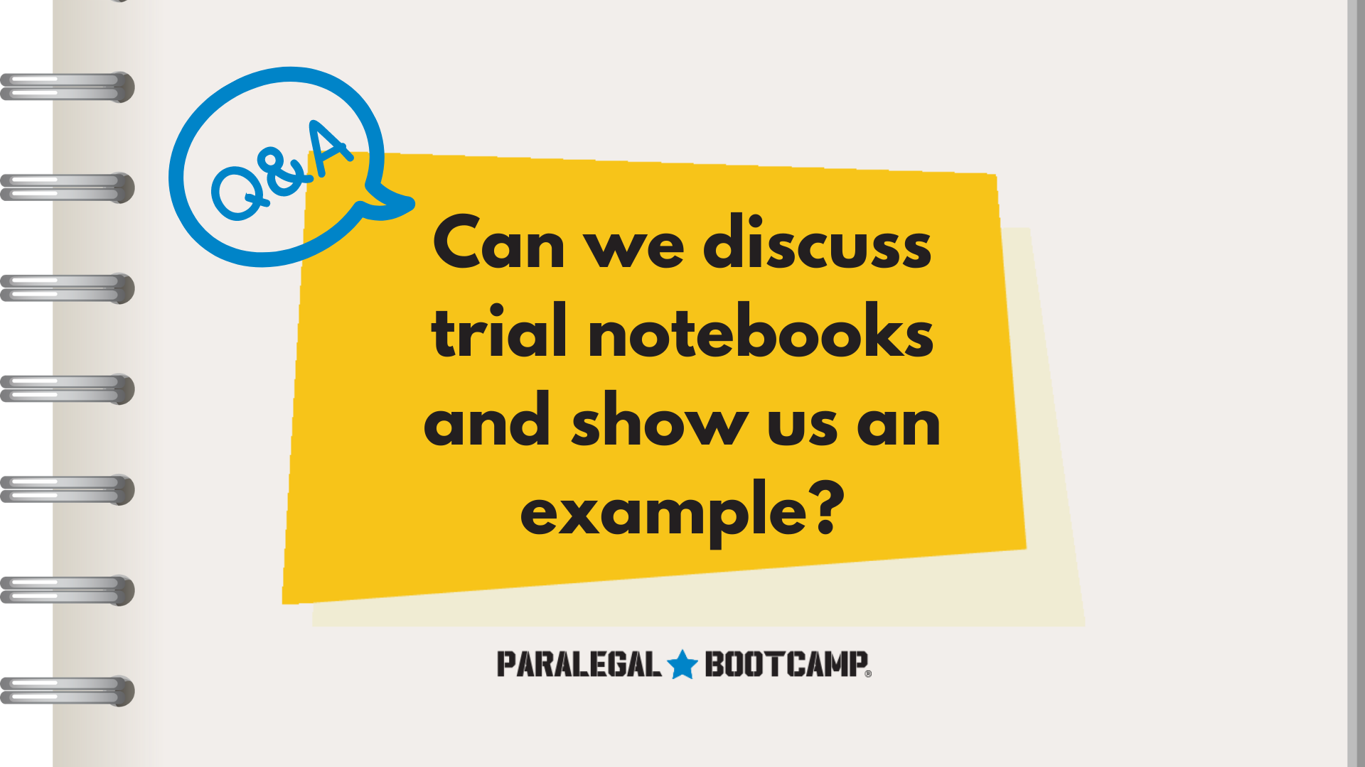Digital Trial Notebooks