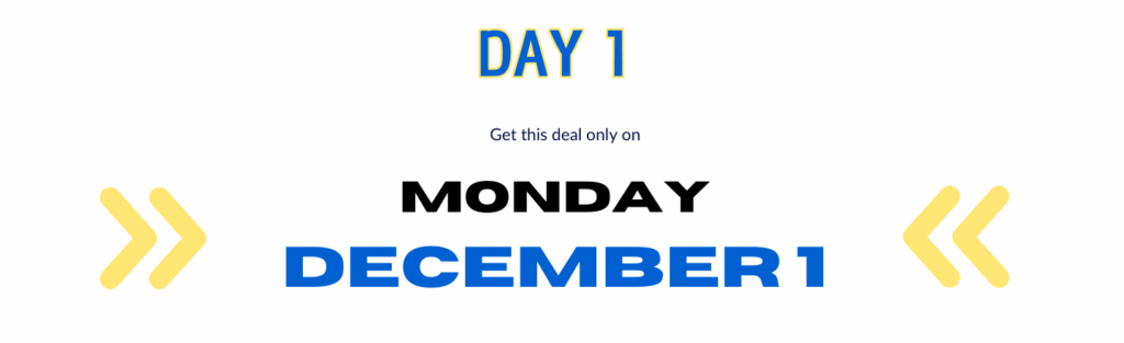 Cyber Deal Week Day 1