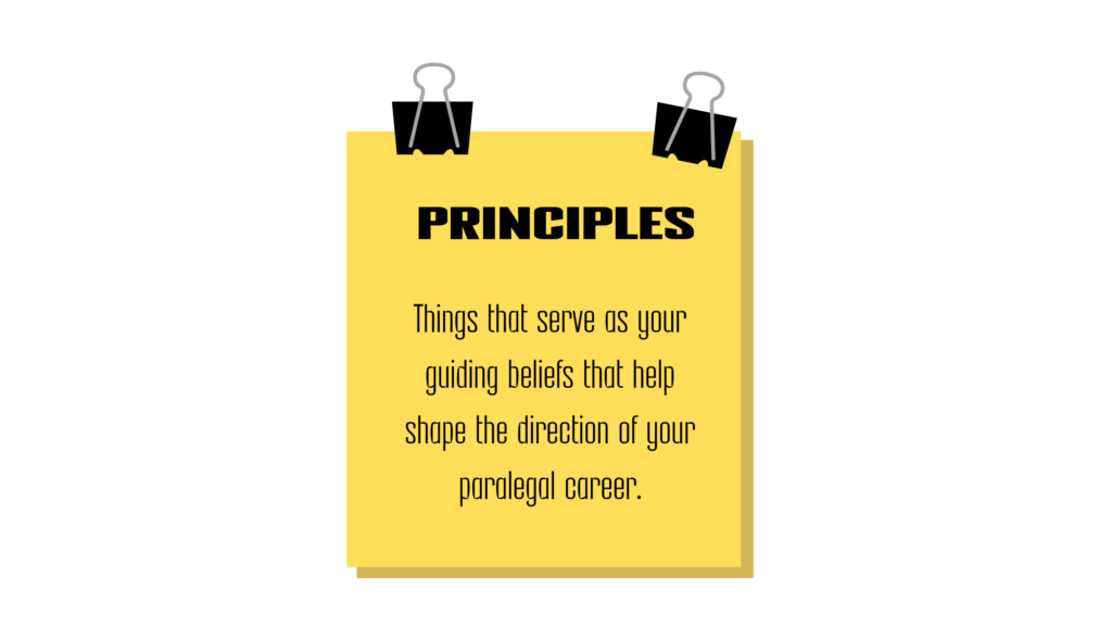 principles for paralegals definition