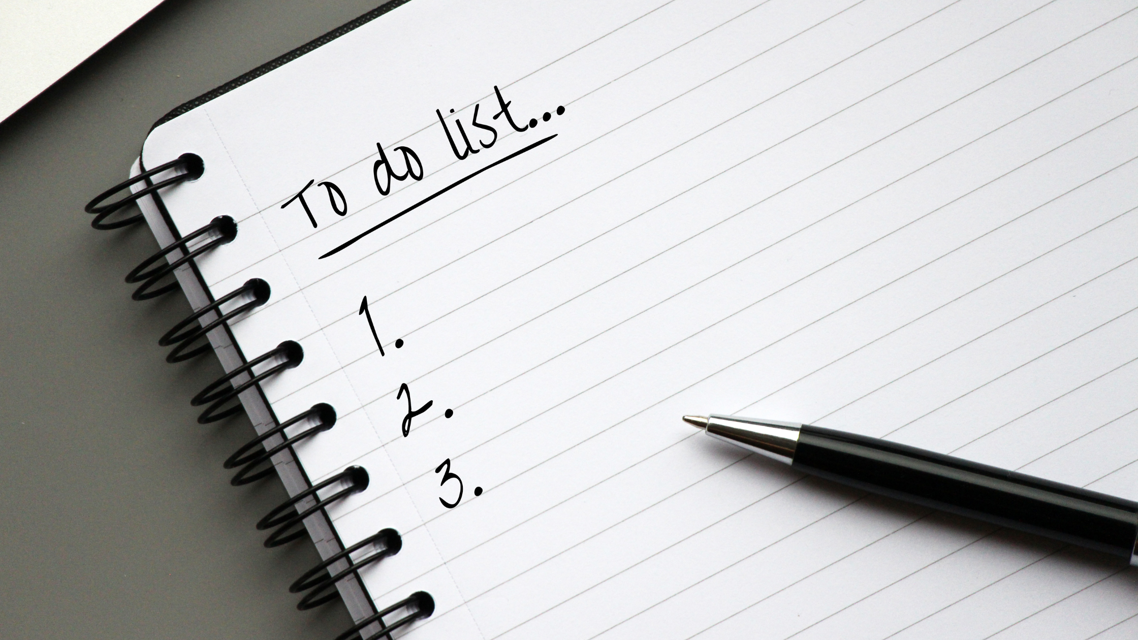 A notepad containing a to-do list for a paralegal depicts the busy nature of a typical litigation paralegal's day.