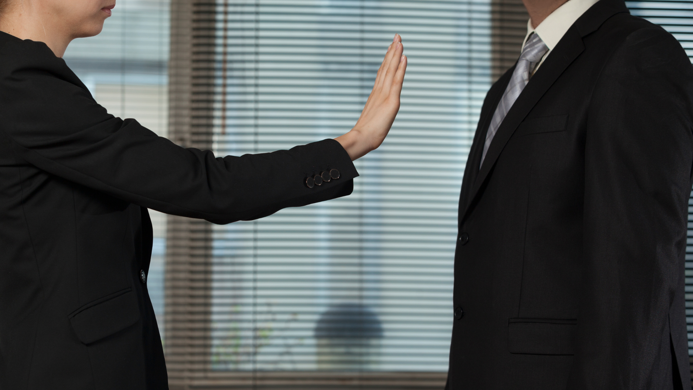A paralegal remains quiet as his boss yells at him to show how to cope with a yelling boss.