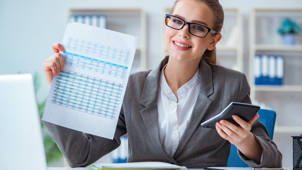 A paralegal showing a time audit data that can explain the cause of her paralegal overwhelm and stress.